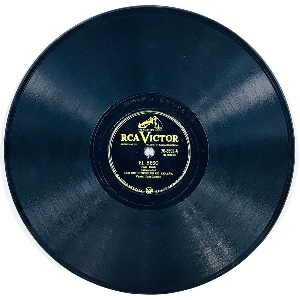 Los Churumbeles De España El Beso 10 Inch Shellac 78 RPM RCA Victor 70-8592